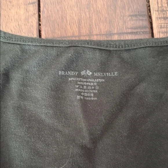 Dark Green Women's Top - Picture 3 of 4